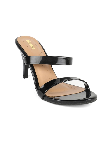 

Bata Women Black Solid Slim Heels