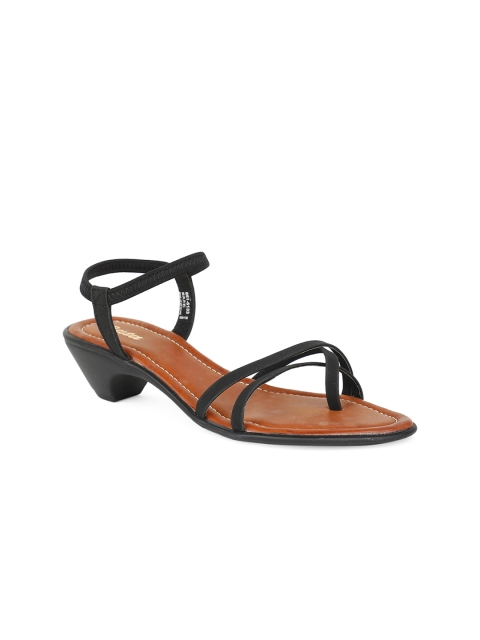 

Bata Women Black Solid Sandals