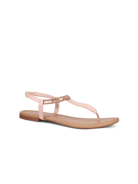 

Bata Women Pink Printed Thong Flip-Flops