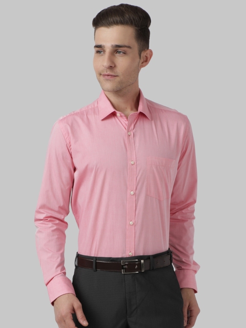 

Park Avenue Men Pink Regular Fit Solid Formal Shirt