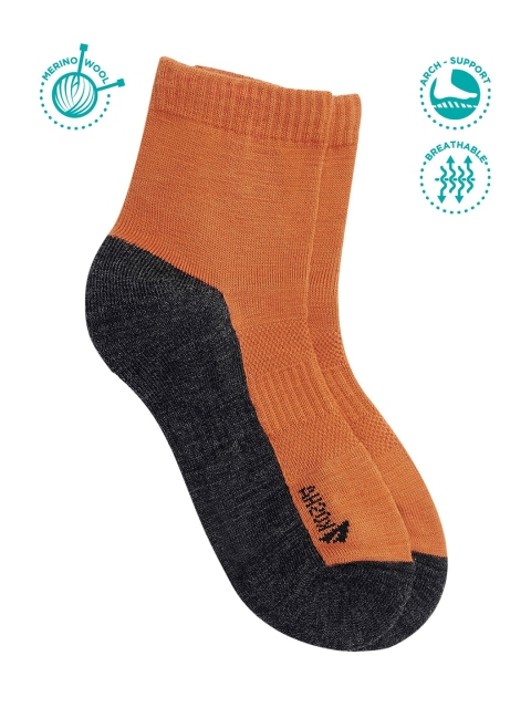 

Kosha Pack of 2 Women Orange Colourblocked Ankle-Length Socks
