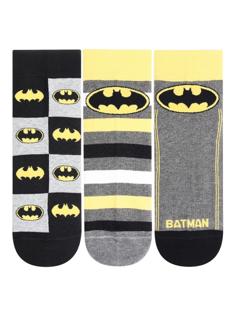

Bonjour Men Pack Of 3 Ankle-Length Socks, Grey