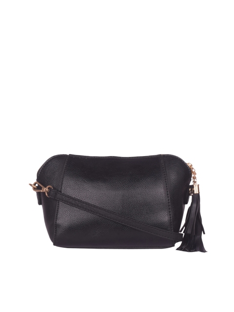 

Bagkok Black Solid Sling Bag