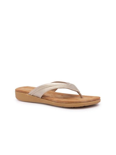 

Inc 5 Women Gold-Toned Solid Sandals