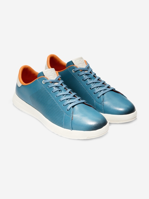 

Cole Haan Men Blue Sneakers