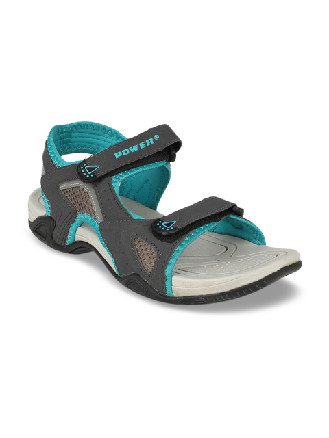 

Power Women Grey & Blue Sports Sandals