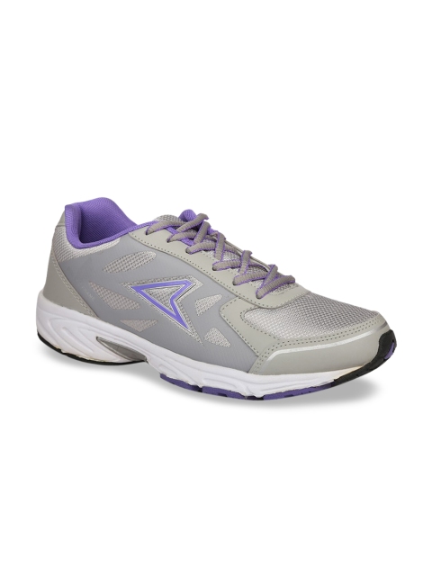 

Power Women Grey Mesh Running Shoes
