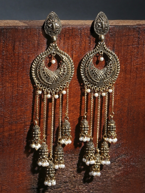

OOMPH Gold-Toned Classic Drop Earrings