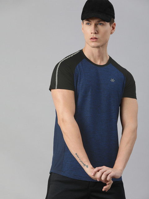 

WROGN ACTIVE Men Navy Blue T-shirt
