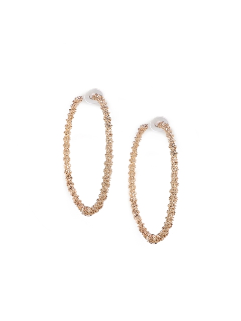 

Bellofox Gold-Toned Circular Hoop Earrings