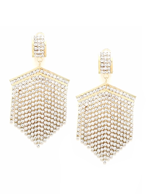 

Bellofox Gold-Toned Geometric Drop Earrings