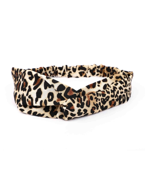 

Bellofox Women Brown Leopard Print Hairband