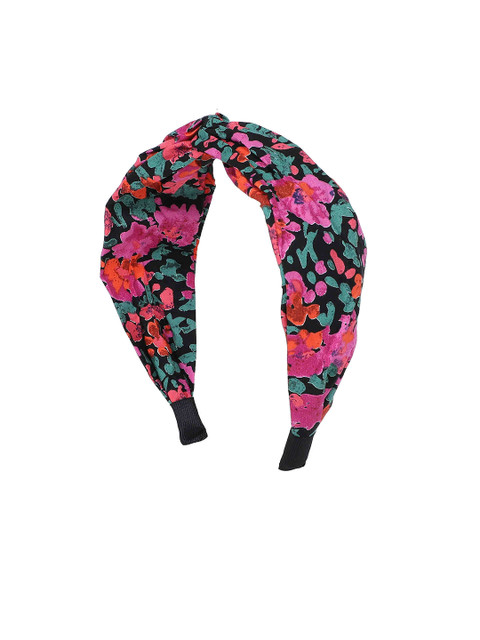 

Bellofox Women Magenta & Black Printed Hairband
