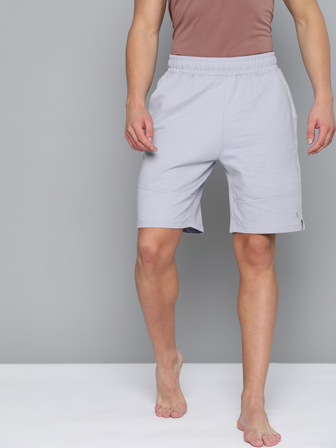 

HRX By Hrithik Roshan Men Aleutian Typographic Regular Fit Organic Cotton Antimicrobial Yoga Shorts, Blue