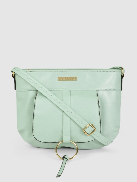 

Caprese Mint Green Solid Sling Bag