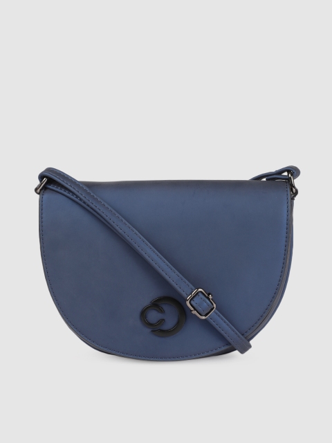 

Caprese Blue Solid Sling Bag