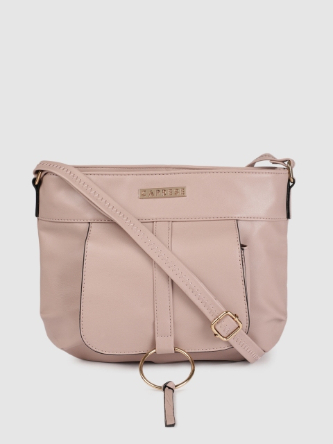 

Caprese Women Pink Solid Sling Bag