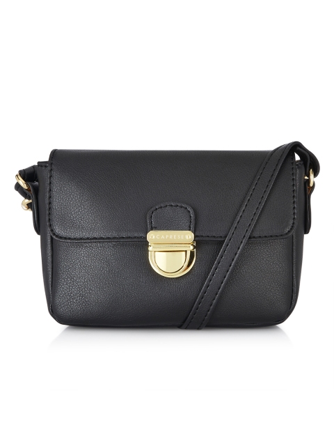 

Caprese Black Solid ZESTY Sling Bag