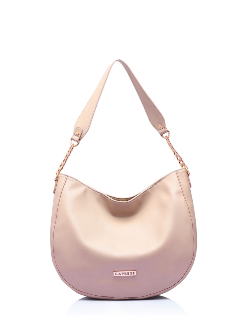 

Caprese Cream-Coloured Solid Hobo Bag