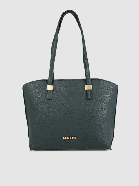 

Caprese Green Textured HARMONY Shoulder Bag