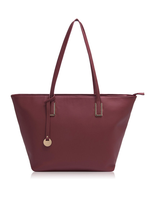 

Caprese Maroon Solid BRITTANY Shoulder Bag