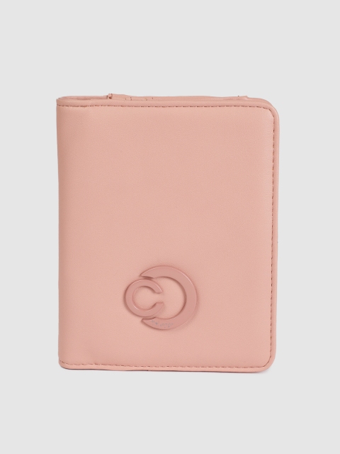 

Caprese Women Pink Solid ROBBIE Passport Holder