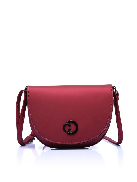 

Caprese Maroon Solid DENISE Sling Bag