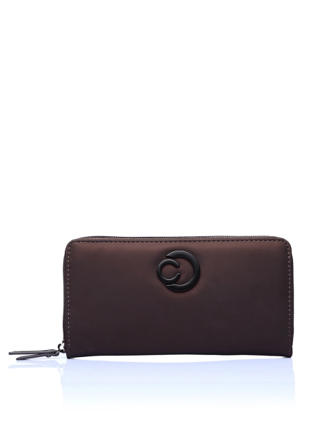 

Caprese Women Brown Solid Zip Around Wallet