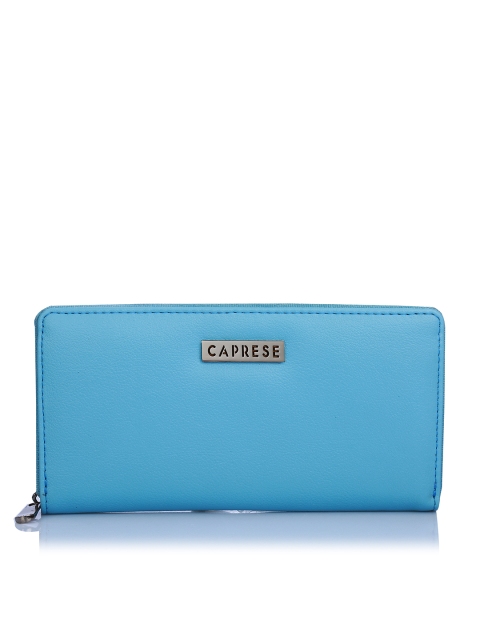 

Caprese Women Blue Solid APRIL Zip Around Wallet