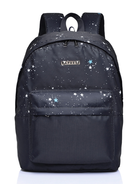 

Caprese Women Blue Graphic Printed Backpack
