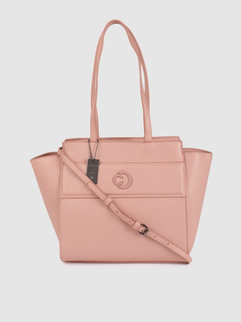 

Caprese Pink Solid Shoulder Bag