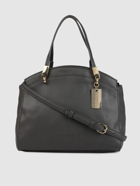 

Caprese Black Solid CARINA Shoulder Bag