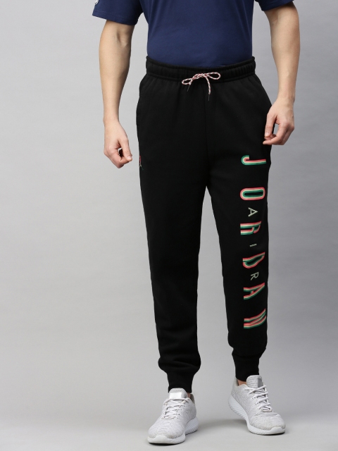 

Nike Mens Blue Printed Jordan DNA HBR PANT Joggers, Black