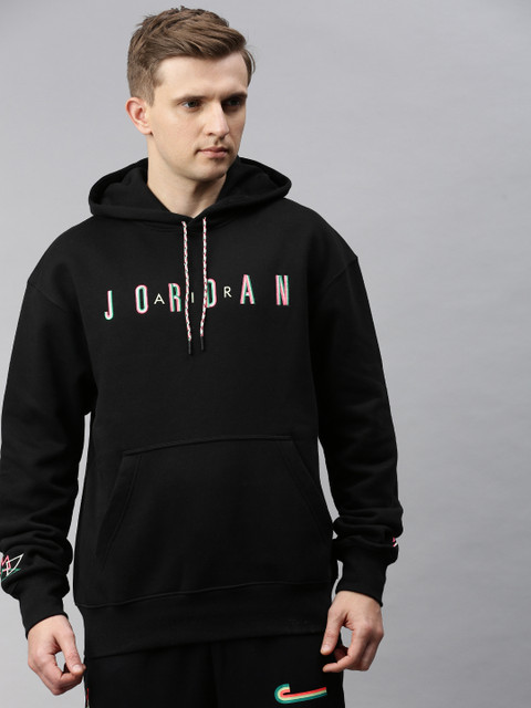 

Nike Men Black Printed DNA HBR FLC Hooded Sweatshirt