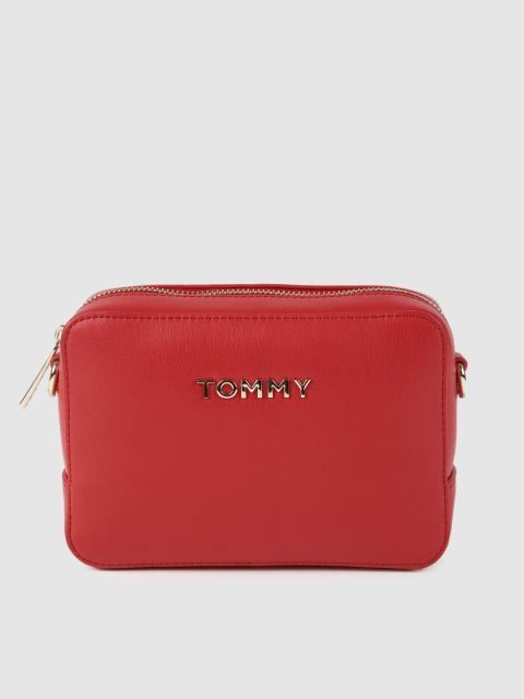 

Tommy Hilfiger Red Solid Sling Bag