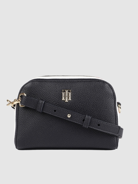 

Tommy Hilfiger Navy Blue ESSENCE Solid Sling Bag