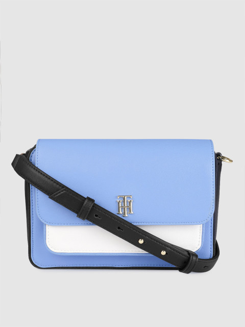 

Tommy Hilfiger Blue Solid Sling Bag