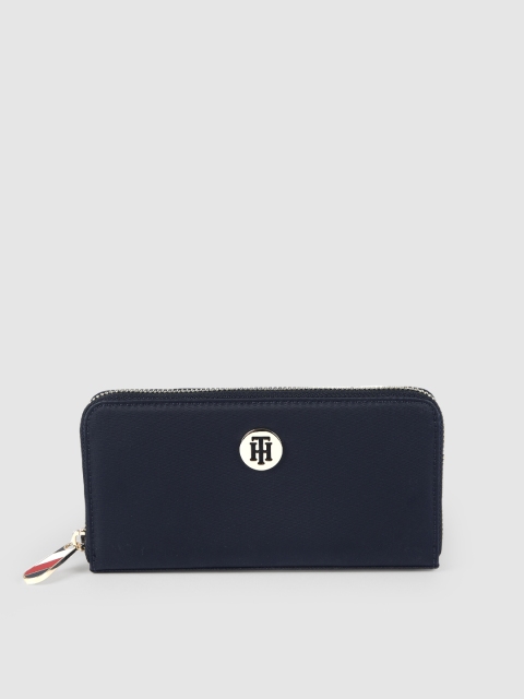 

Tommy Hilfiger Women Navy Blue Solid Zip Around Wallet