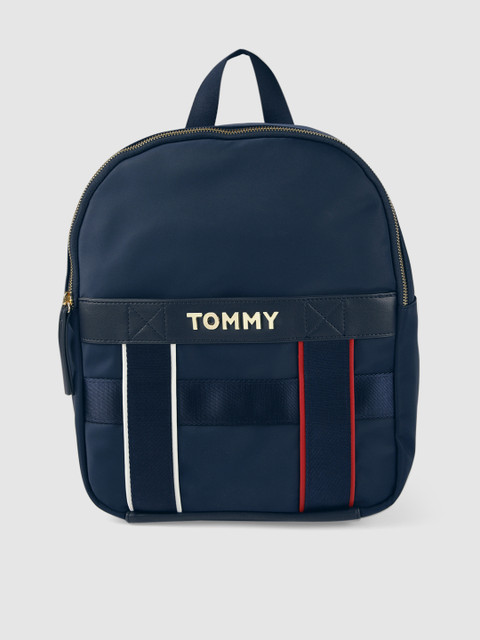 

Tommy Hilfiger Women Navy Blue Solid Backpack