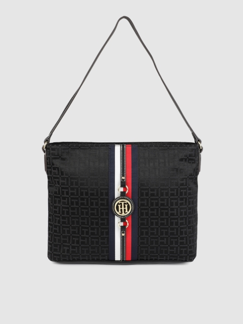 

Tommy Hilfiger Black Printed Shoulder Bag