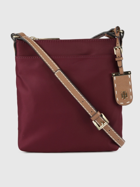 

Tommy Hilfiger Maroon Solid Sling Bag
