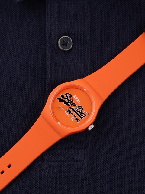 

Superdry Women Orange Analogue Watch