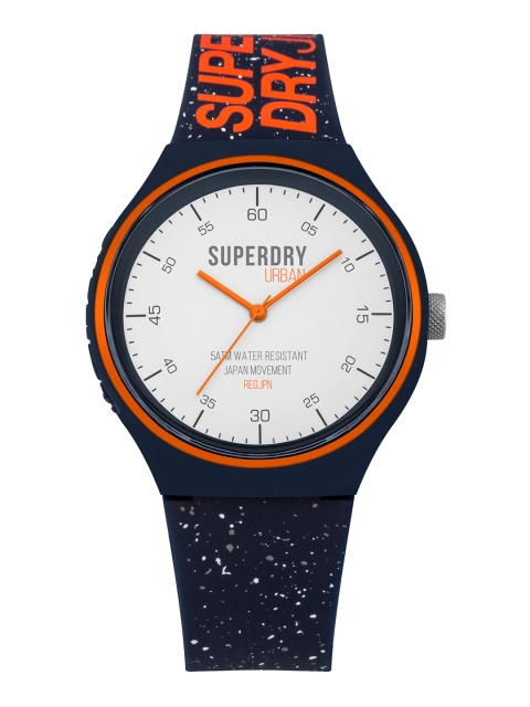 

Superdry Men White Xl Fleck Analogue Watch