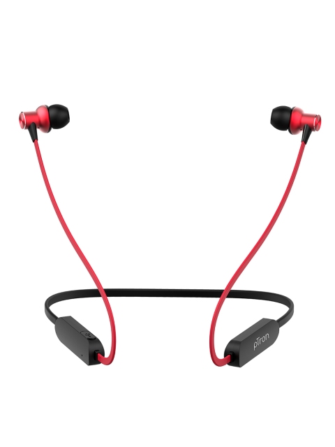 

pTron Unisex Black & Red Avento Classic Bluetooth 5.0 Wireless Headphones