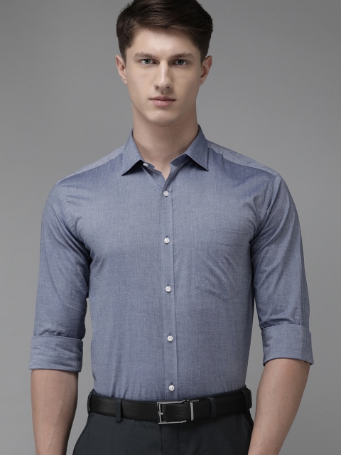 

Park Avenue Men Blue Slim Fit Solid Formal Shirt