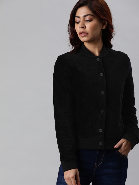 

Tommy Hilfiger Women Black Solid Denim Jacket