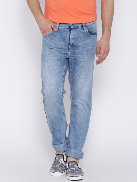 

American Swan Blue Washed Slim Fit Stretchable Jeans