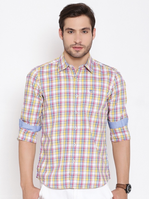 

American Swan Multicoloured Checked Smart Fit Casual Shirt, Multi