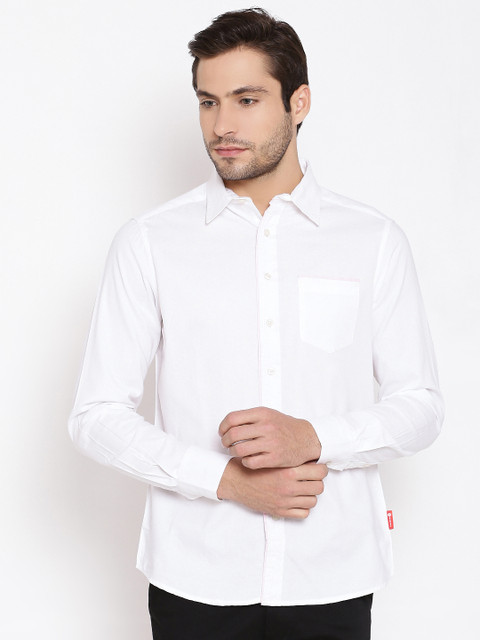 

American Swan White Smart Fit Casual Shirt