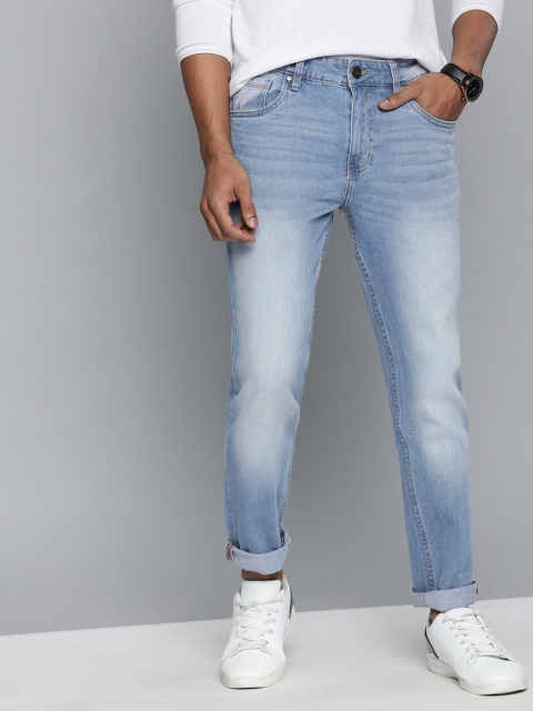 

Mast & Harbour Men Blue Skinny Fit Mid-Rise Clean Look Stretchable Jeans